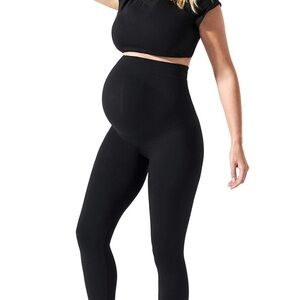 BLANQI Maternity Black Seamless Leggings